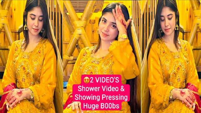 Beautiful Desi GF – Most Exclusive Viral Shower Video – & Showing Pressing Huge Boobs