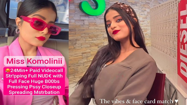 Miss Komol!nii Famous Insta Model App Exclusive Paid 24Min